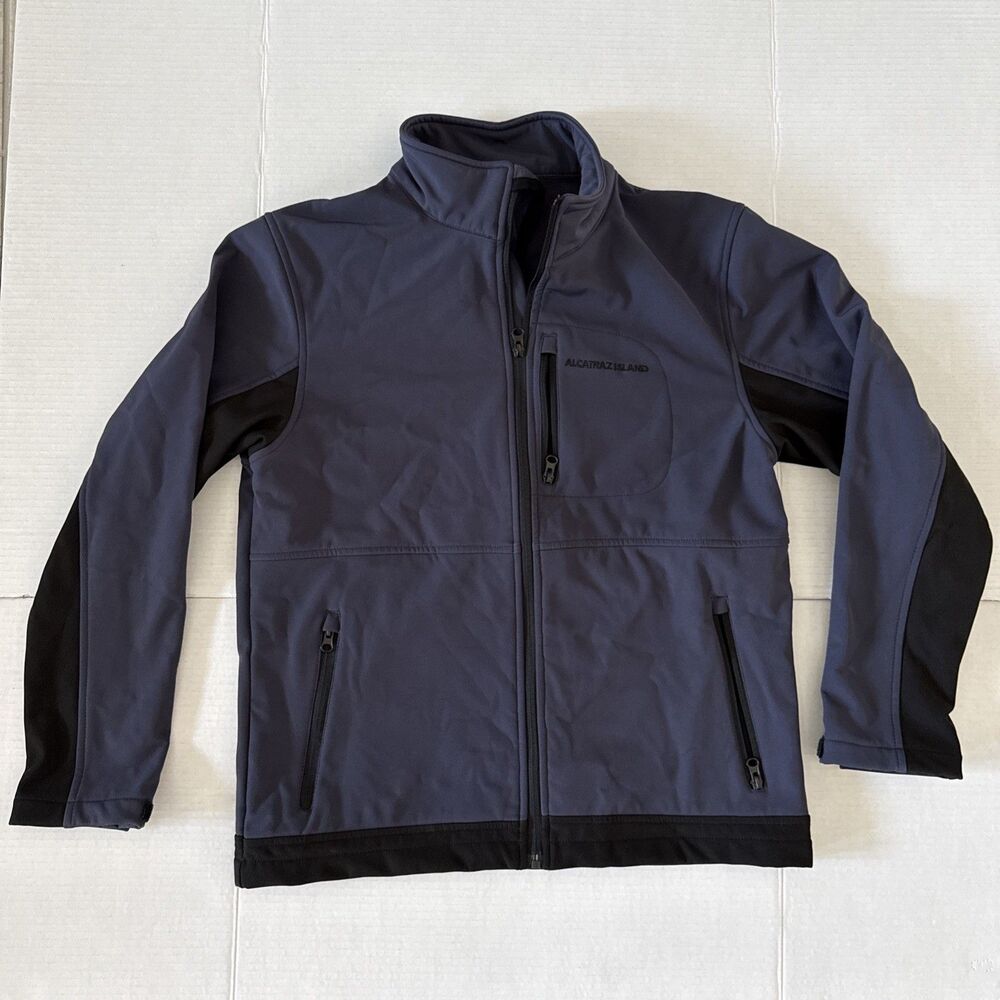 Mens Golden Gate National Parks Conservancy Alcatraz Island Jacket Medium Dk Blu